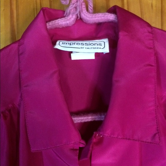 Vintage 80’s Impressions Fuchsia Top - Picture 2 of 6
